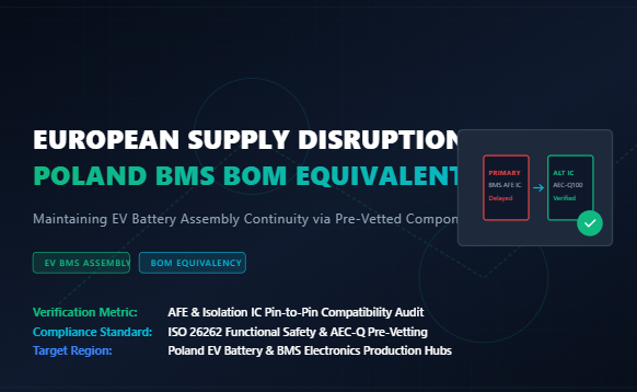 Laatste bedrijfsblogs Europese supply disruption: Poolse BMS-fabrieken handhaven leveringsstabiliteit door BOM-equivalente audits