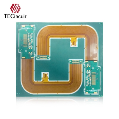 kopen 2 laag rigide flex circuit boards Goud Finger 0,15 mm Dikte PCB Flex Rigid online vervaardiging