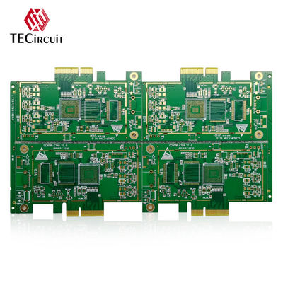 Gold Finger High Frequency PCB Board RIGID PCB OEM Voor communicatie met modules