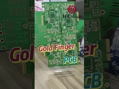 Gold Finger High Frequency PCB Board RIGID PCB OEM Voor communicatie met modules